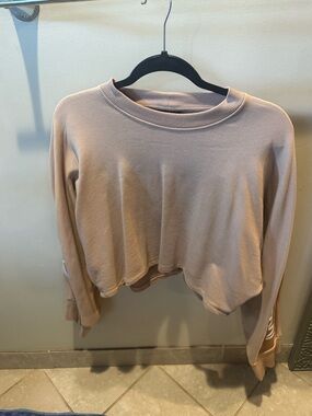 IVY PARK Cropped Crewneck Sweatshirt - Mauve